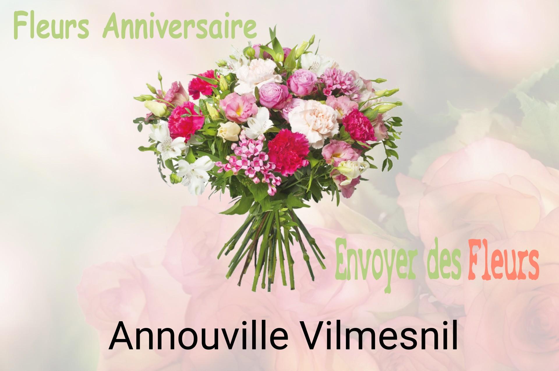 Bouquet de fleurs d’anniversaire livré à Annouville-Vilmesnil